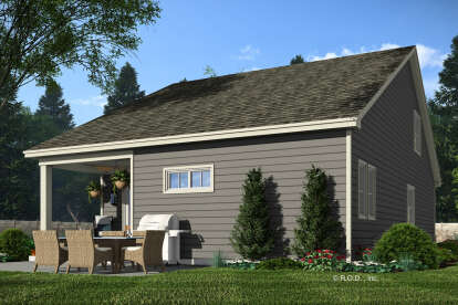 Craftsman House Plan #098-00599 Elevation Photo