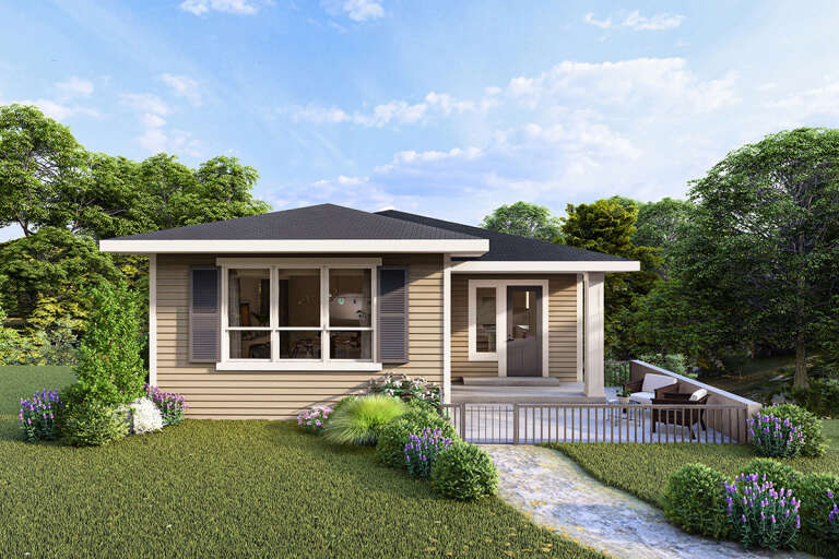 House Plan House Plan #33208 Front Elevation 