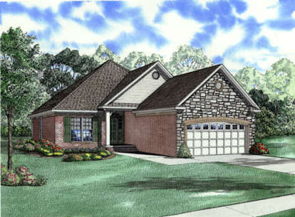 Traditional House Plan #110-00157 Elevation Photo