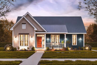 Country House Plan #699-00408 Elevation Photo