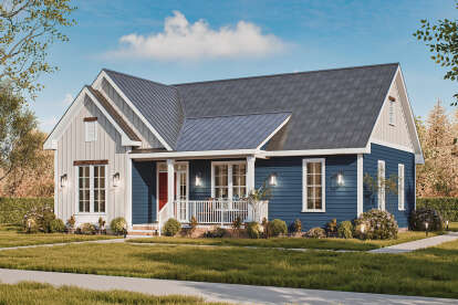 Country House Plan #699-00408 Elevation Photo