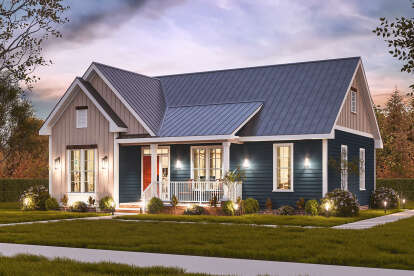 Country House Plan #699-00408 Elevation Photo