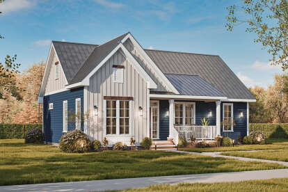 Country House Plan #699-00408 Elevation Photo