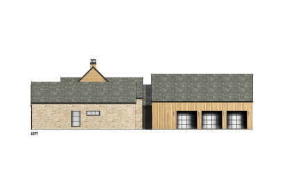 Modern Transitional House Plan #7983-00150 Elevation Photo