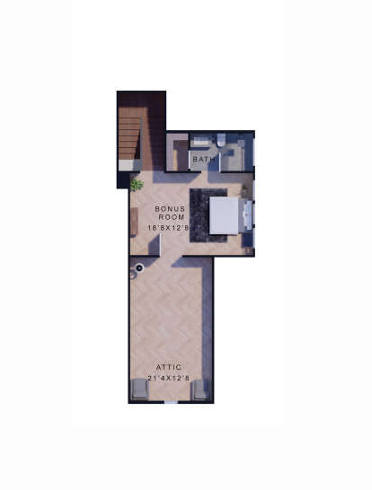 Bonus Room for House Plan #8314-00009