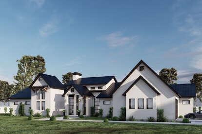 Modern Transitional House Plan #8314-00010 Elevation Photo