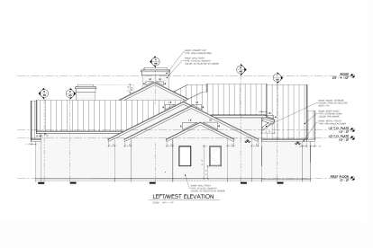 Modern Transitional House Plan #8314-00010 Elevation Photo