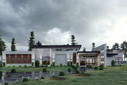 Modern Transitional House Plan #8314-00011 Elevation Photo