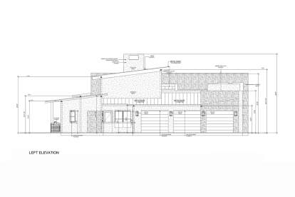 Modern Transitional House Plan #8314-00011 Elevation Photo