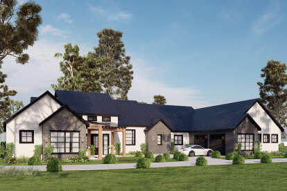 Modern Farmhouse House Plan #8314-00012 Elevation Photo