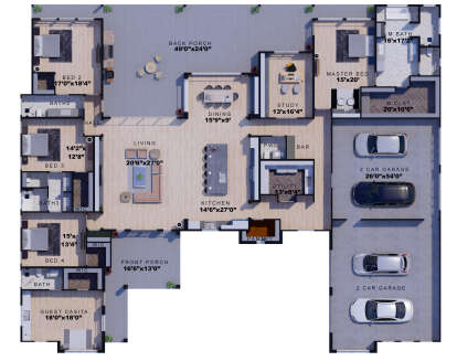 Main Floor  for House Plan #8314-00012