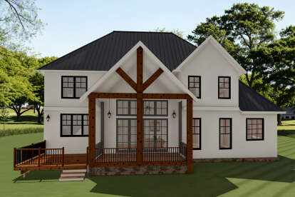Modern Farmhouse House Plan #6849-00172 Elevation Photo