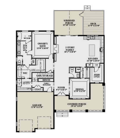 Main Floor  for House Plan #6849-00172