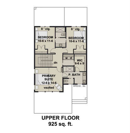 Second Floor for House Plan #098-00601
