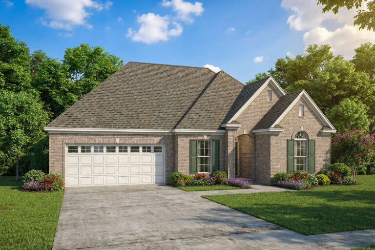 House Plan House Plan #3322 Angled Front Elevation