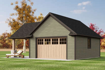 Craftsman House Plan #5032-00350 Elevation Photo