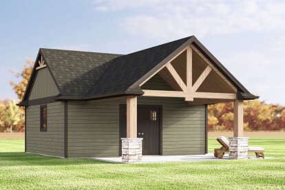 Craftsman House Plan #5032-00350 Elevation Photo