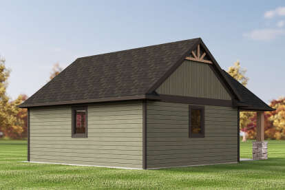 Craftsman House Plan #5032-00350 Elevation Photo