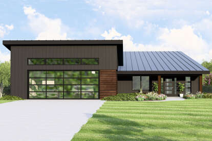 Modern House Plan #5032-00351 Elevation Photo