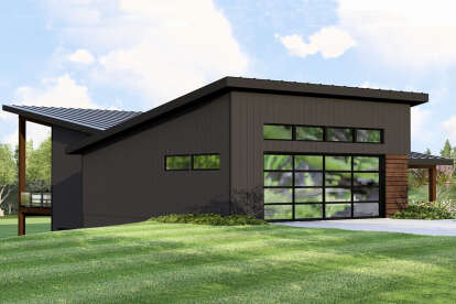 Modern House Plan #5032-00351 Elevation Photo