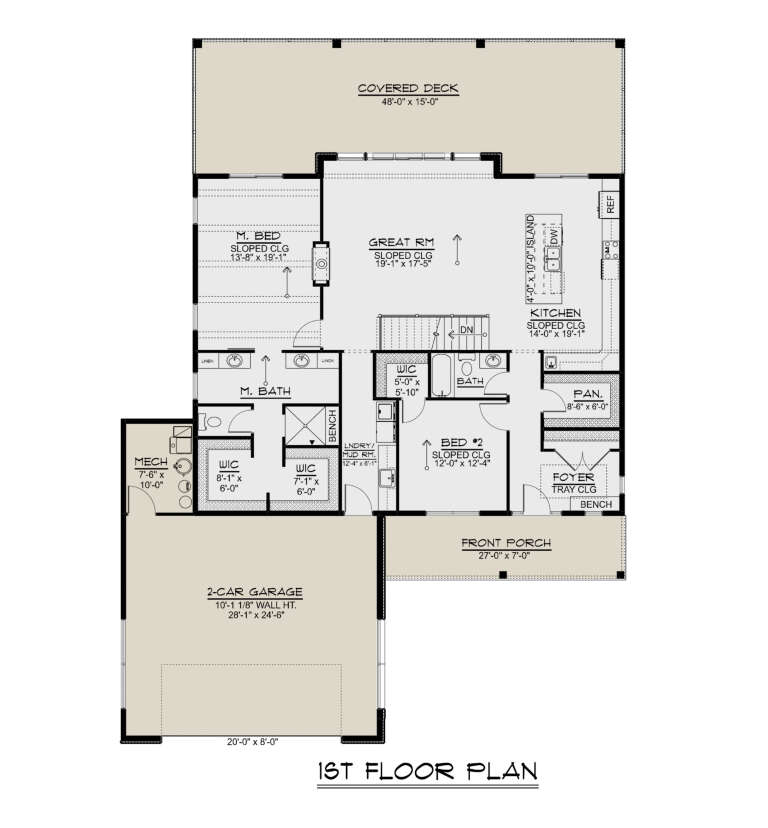 House Plan House Plan #33221 Drawing 1