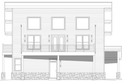 Modern House Plan #940-01298 Elevation Photo