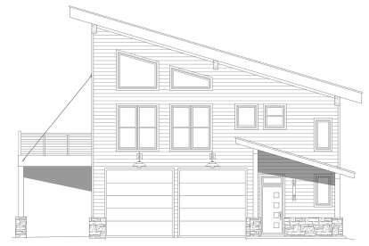 Modern House Plan #940-01298 Elevation Photo