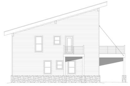Modern House Plan #940-01298 Elevation Photo