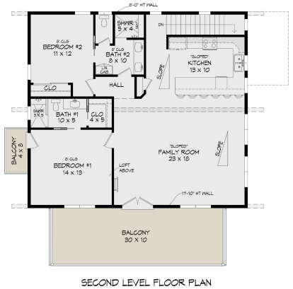 Second Floor for House Plan #940-01298