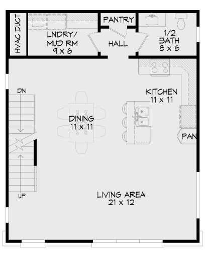 Main Floor for House Plan #940-01299