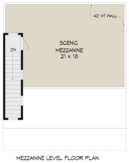 Mezzanine  for House Plan #940-01299