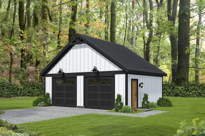 Modern Farmhouse House Plan #940-01301 Elevation Photo