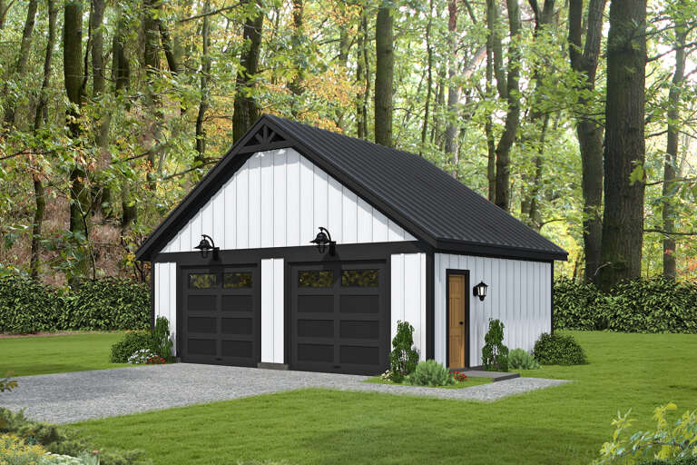 House Plan House Plan #33225 Angled Front Elevation