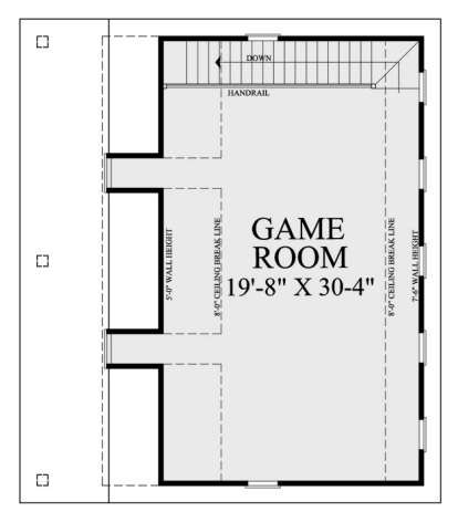 Second Floor for House Plan #7922-00252