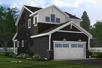Craftsman House Plan #098-00602 Elevation Photo