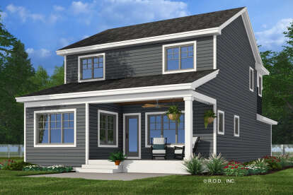 Craftsman House Plan #098-00603 Elevation Photo