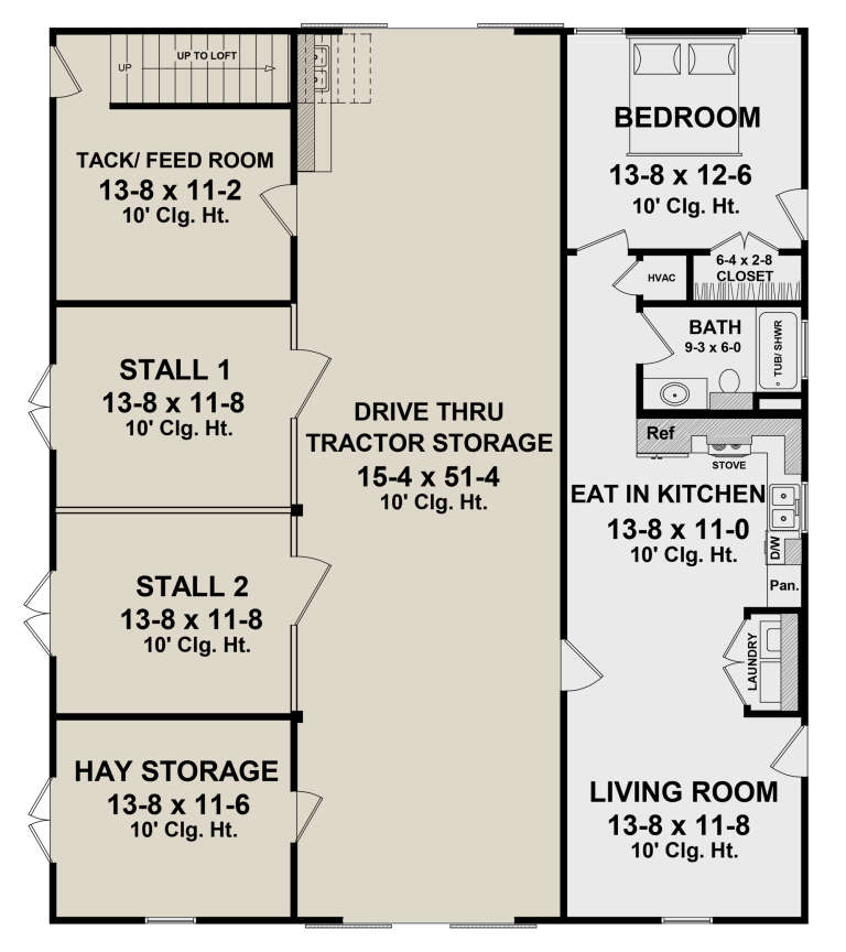 House Plan House Plan #33229 Drawing 1