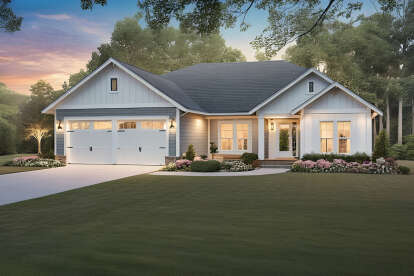 Modern Farmhouse House Plan #348-00337 Elevation Photo