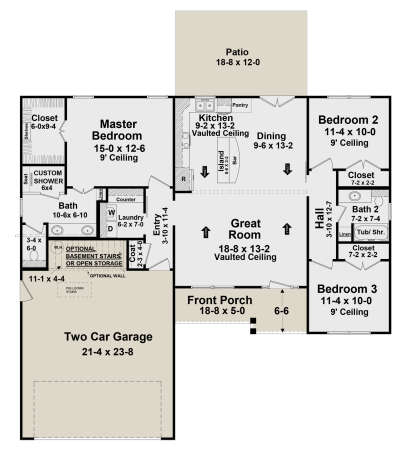 Main Floor  for House Plan #348-00337