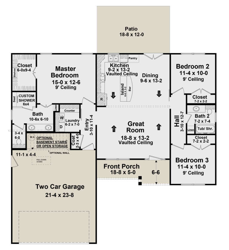 House Plan House Plan #33230 Drawing 1