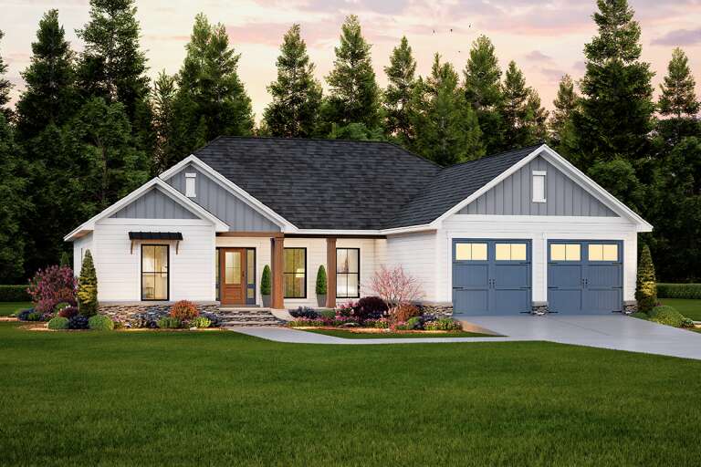 House Plan House Plan #33231 Alternate Angled Front Elevation
