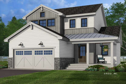 Modern Farmhouse House Plan #098-00604 Elevation Photo