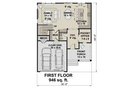 Main Floor  for House Plan #098-00604