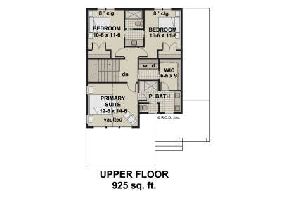 Second Floor for House Plan #098-00604
