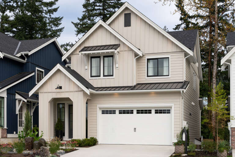 House Plan House Plan #33235 Angled Front Elevation