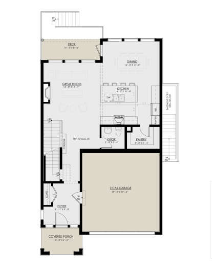 Main Floor  for House Plan #8937-00110