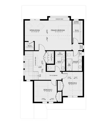Second Floor for House Plan #8937-00110