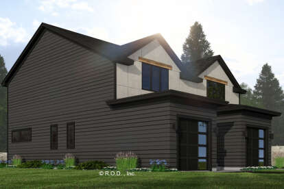 Modern House Plan #098-00605 Elevation Photo