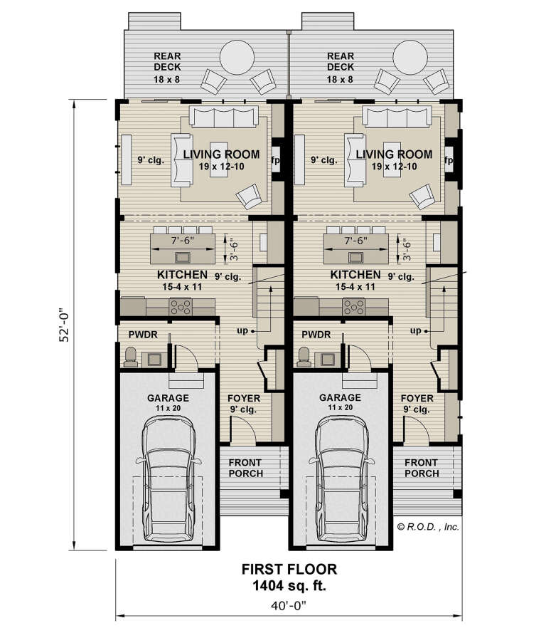 House Plan House Plan #33236 Drawing 1
