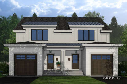 Modern Farmhouse House Plan #098-00606 Elevation Photo